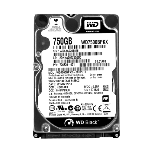 HP 726839-001 | 750GB 7200RPM SATA 6Gb/s 16MB Cache SFF 2.5-inch Hard Drive Refurbished - Hewlett-Packard (ou HP en abrégé) refurbished available on Gotodirect