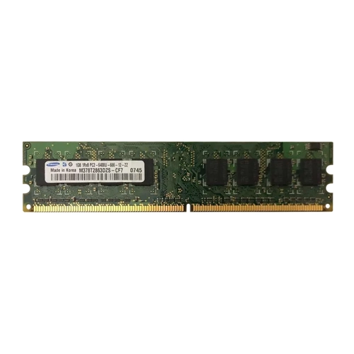 Samsung M378T2863DZS-CF7 | 1GB DDR2-800MHz PC2-6400 Non-ECC Unbuffered UDIMM CL6 1Rx8 1.8V 240-Pin Memory Module Refurbished - Samsung refurbished available on Gotodirect