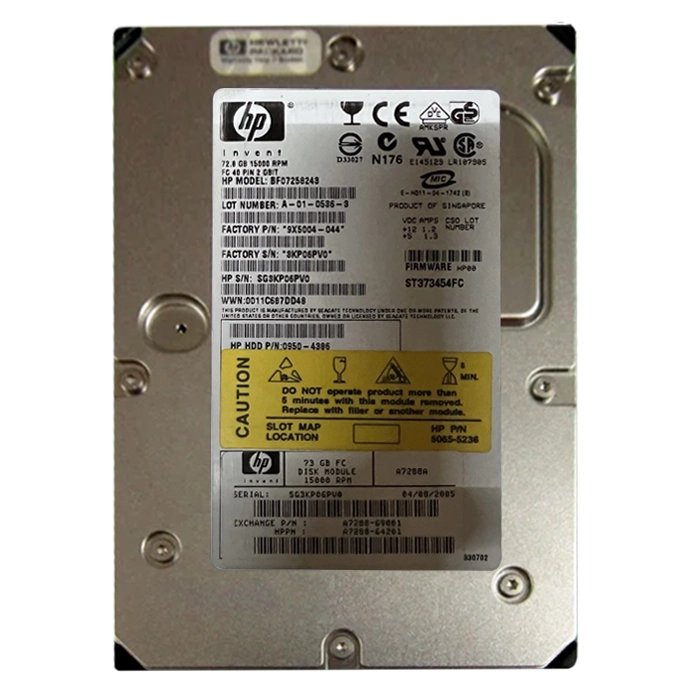 Buy HP A7288A | 73GB 15000RPM Fibre Channel 2GB/s Hot-Pluggable 4MB Cache Dual Port 3.5-Inch Hard Drive Refurbished - $393.33 HP A7288A | 73GB 15000RPM Fibre Channel 2GB/s Hot-Pluggable 4MB Cache Dual Port 3.5-Inch Hard Drive Refurbished - Hewlett-Packard (ou HP en abrégé) refurbished available on Gotodirect