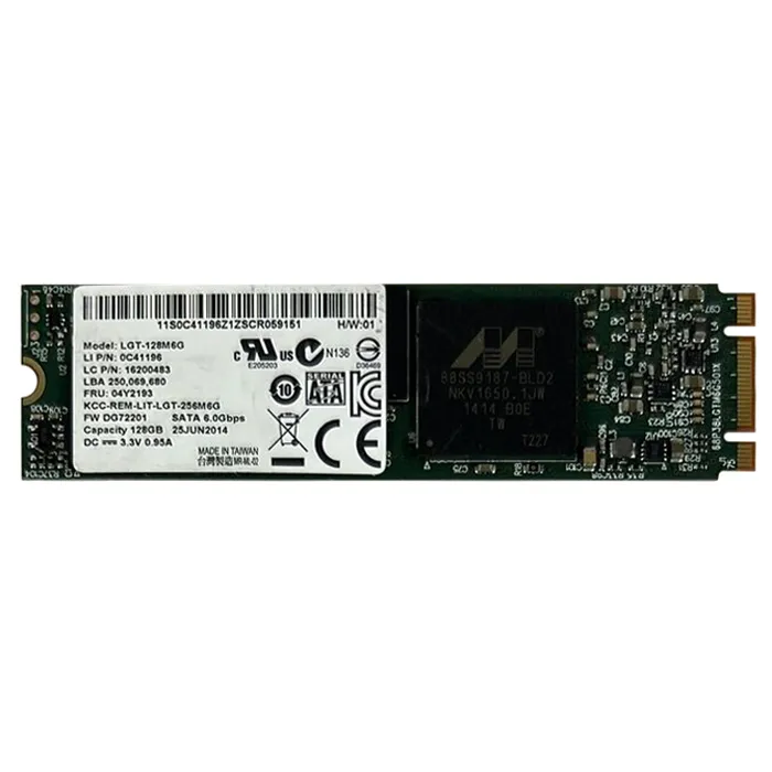 Lenovo 04Y2193 | 128GB Multi-Level Cell SATA 6Gb/s M.2 2280 Solid State Drive for ThinkPad X1 Carbon Refurbished - Lenovo refurbished available on Gotodirect