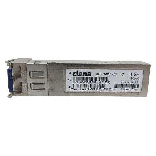 Buy Ciena XCVR-010Y31 | 1000Base LX LC, 10 Km, 1310 nm SFP Transceiver Refurbished - $175.34 Ciena XCVR-010Y31 | 1000Base LX LC, 10 Km, 1310 nm SFP Transceiver Refurbished - refurbished available on Gotodirect