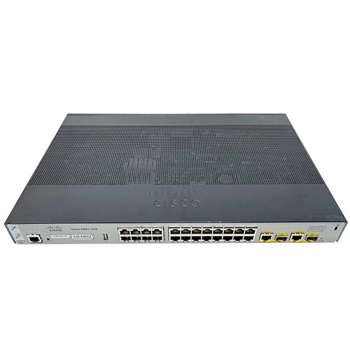 Cisco C891-24X/K9= | 890 Series 891-24X 8 x Ports PoE RJ-45 LAN + 16 x RJ-45 LAN + 2 x RJ-45 WAN + 2 x Ports SFP (mini-GBIC) 1U Rack-mountable Integrated Service Router Refurbished - Cisco Systems Inc. refurbished available on Gotodirect