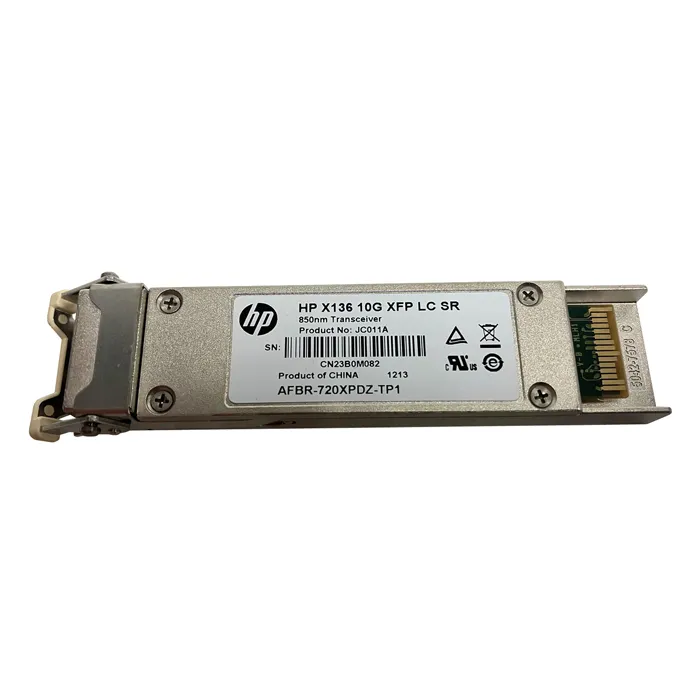 HP JC011A | 10Gb/s 10GBase-SR Multi-Mode Fibre 850nm 300m LC Connector XFP Transceiver Module Refurbished - Hewlett-Packard (ou HP en abrégé) refurbished available on Gotodirect