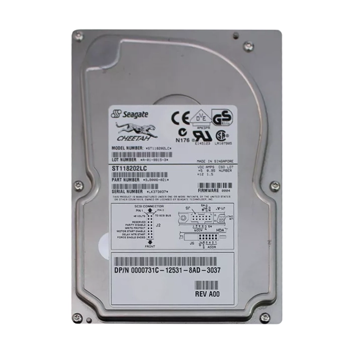 Dell 0731C | 18.2GB 10000RPM Ultra2 SCSI Hot-Pluggable 80-Pin 3.5-Inch Hard Drive Refurbished - Dell refurbished available on Gotodirect