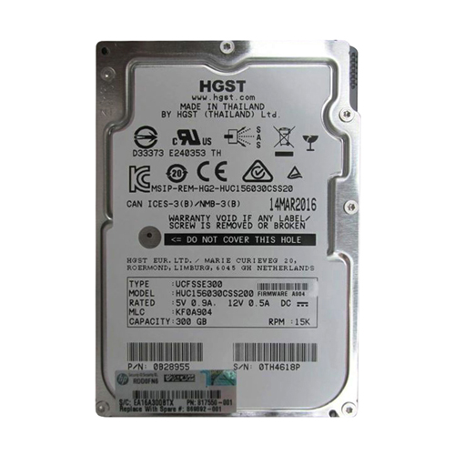 HP 869892-001 | 300GB 15000RPM SAS 12Gb/s 128MB Cache 2.5-Inch Hard Drive Refurbished - Hewlett-Packard (ou HP en abrégé) refurbished available on Gotodirect
