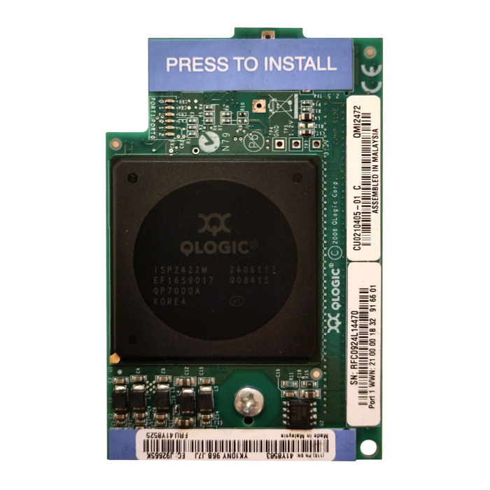 IBM 41Y8583 | QLogic 4Gb/s SFF Fibre Channel PCI-X Expansion Card (CFFv) for BladeCenter HS20 Refurbished -  refurbished available on Gotodirect