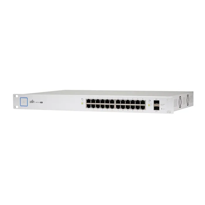 Ubiquiti US-24-250W | 24-Ports Gigabit Ethernet PoE+ 24V Passive PoE RJ-45 2x 1GbE SFP Layer 2 Switch Refurbished - Ubiquiti refurbished available on Gotodirect