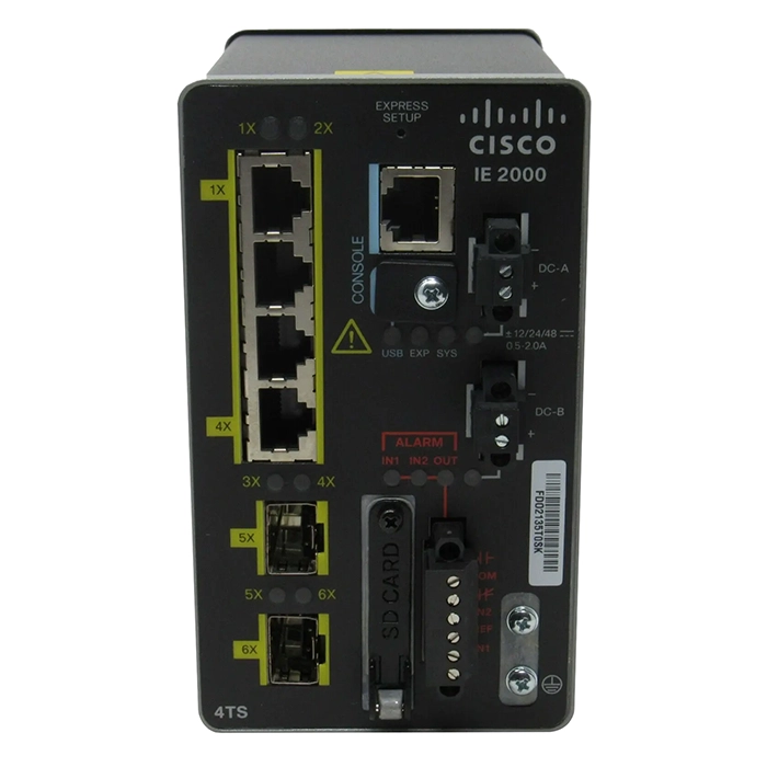Cisco IE-2000-4TS-L-RF | Industrial Ethernet IE 2000 Series 4 x FE Ports 10/100Base-TX + 2 x FE SFP Ports Layer 2 Managed Fast Ethernet Network Switch Refurbished - Cisco Systems Inc. refurbished available on Gotodirect