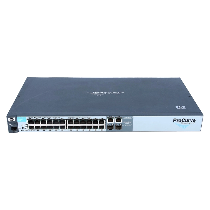 HP J9019-69101 | ProCurve 2510 Series 2510-24 24 x 10/100Base-TX RJ-45 and 2 x 1GbE RJ-45/SFP Dual Personality Uplink Ports Layer 2 Managed Fast Ethernet Network Switch Refurbished - Hewlett-Packard (ou HP en abrégé) refurbished available on Gotodirect