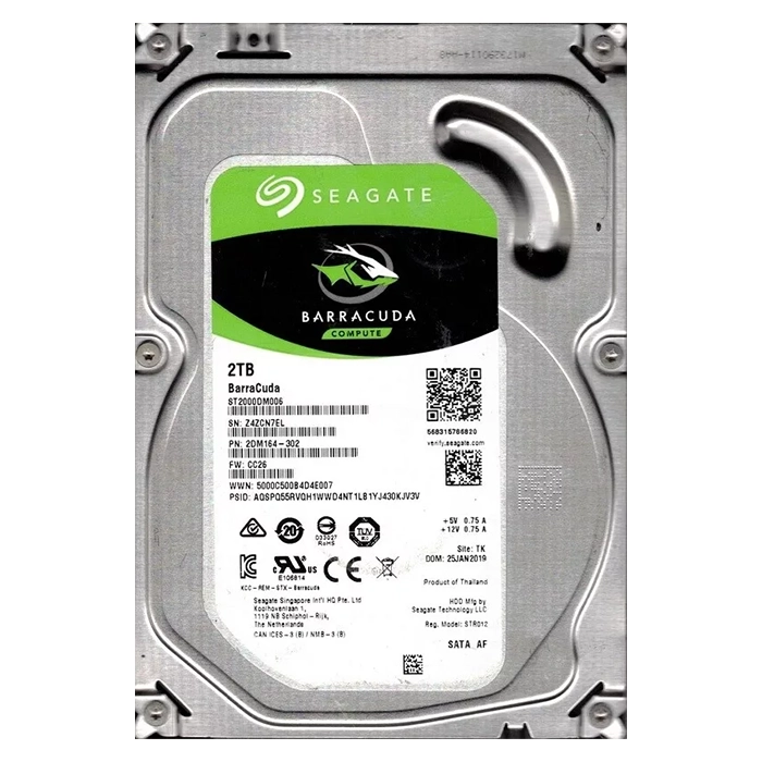 Seagate ST2000DM006 | BarraCuda 2TB 7200RPM SATA 6Gb/s 64MB Cache (512e) 3.5-Inch Hard Drive Refurbished - Seagate refurbished available on Gotodirect