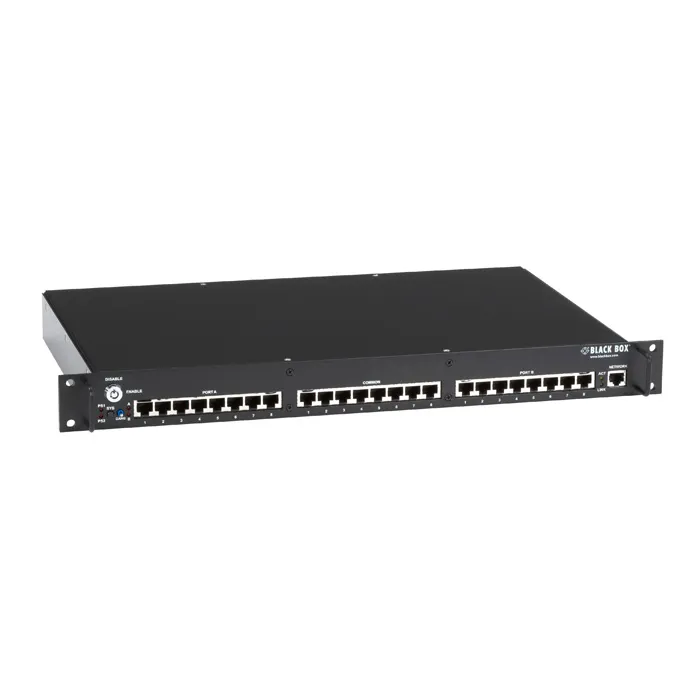 Black Box NBSALL8MGR | 8 x Ports 1000Base-T RJ-45 1U Rack-mountable Layer 2 Gang Switch Refurbished -  refurbished available on Gotodirect