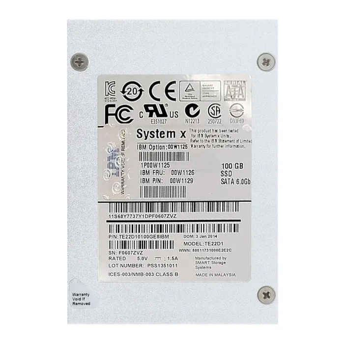 IBM 00W1129 | 100GB SATA 2.5-Inch Solid State Drive Refurbished -  refurbished available on Gotodirect