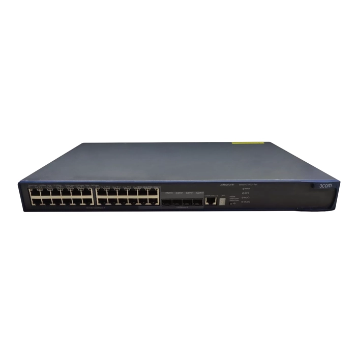 3Com 3CRS42G-24-91-US | 4210G-24 24 x RJ-45 Ports 10/100/1000Base-T + 4 x SFP (mini-GBIC) Layer 2 Managed Rack-mountable Stackable Ethernet Network Switch Refurbished -  refurbished available on Gotodirect