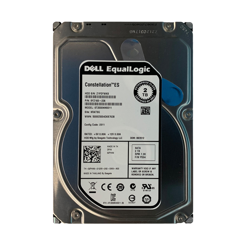 Dell 02P4N9 | 2TB 7200RPM SATA 3Gb/s Hot-Pluggable 3.5-Inch Hard Drive for EqualLogic Storage Array Refurbished - Dell refurbished available on Gotodirect
