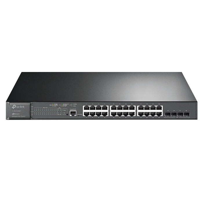TP-LINK TL-SG3428MP | JetStream 28-Port Gigabit L2 Managed Switch with 24-Port PoE+ Refurbished - TP-Link refurbished available on Gotodirect
