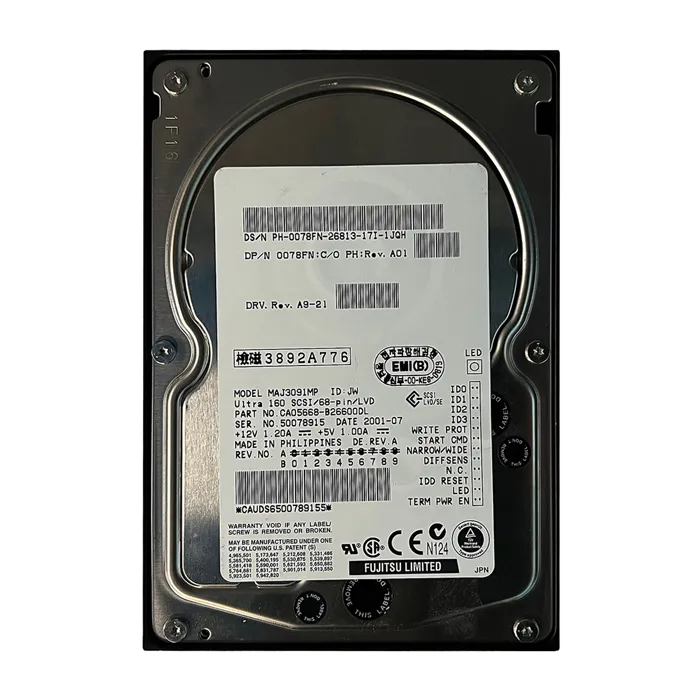 Dell 0078FN | 9GB 10000RPM Ultra160 SCSI 68-Pin 3.5-Inch Hard Drive Refurbished - Dell refurbished available on Gotodirect