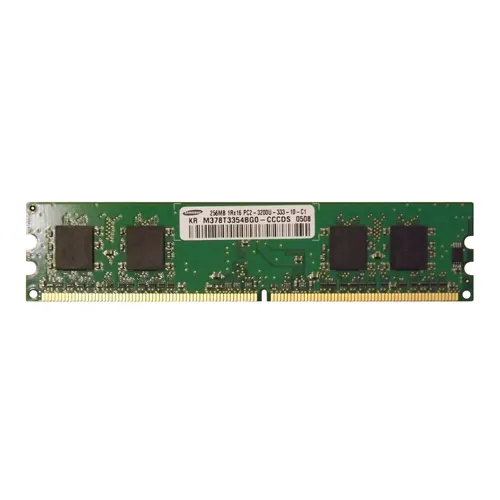 Samsung M378T3354BG0-CCC | 256MB DDR2-400MHz PC2-3200 Non-ECC Unbuffered UDIMM CL3 1Rx16 1.8V 240-Pin Memory Module Refurbished - Samsung refurbished available on Gotodirect