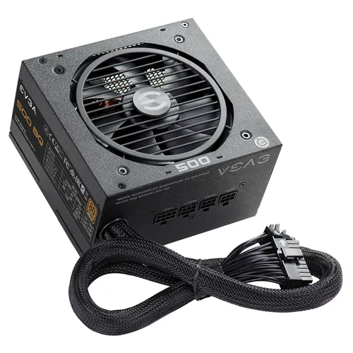 EVGA 110-BQ-0500-K1 | 500-Watts 80-Plus Bronze ATX Semi-Modular Power Supply Refurbished - EVGA refurbished available on Gotodirect