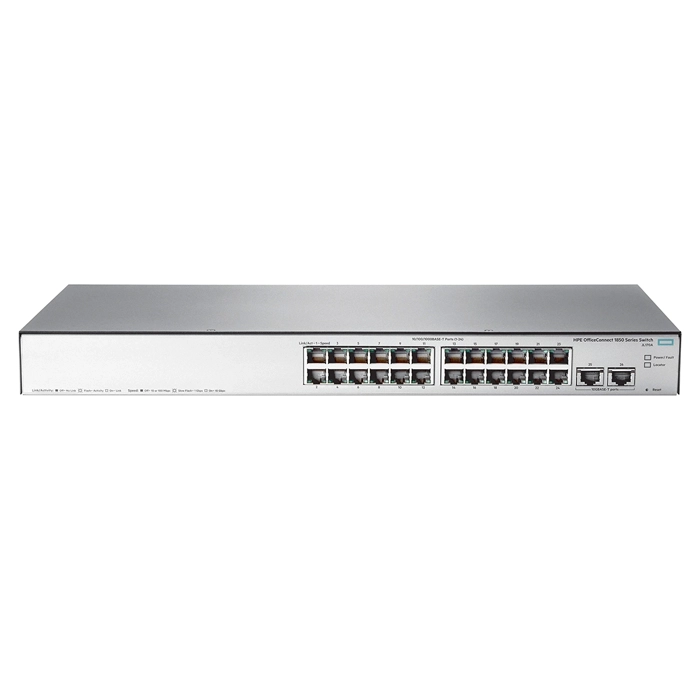 Buy HP JL170A | OfficeConnect 1850 Series 1850-24G-2XGT 24 x 10/100/1000Base-T RJ-45 and 2 x 10GBase-T RJ-45 Ports Layer 2 Managed Gigabit Ethernet Network Switch Refurbished - $1169.42 HP JL170A | OfficeConnect 1850 Series 1850-24G-2XGT 24 x 10/100/1000Base-T RJ-45 and 2 x 10GBase-T RJ-45 Ports Layer 2 Managed Gigabit Ethernet Network Switch Refurbished - Hewlett-Packard (ou HP en abrégé) refurbished available on Gotodirect