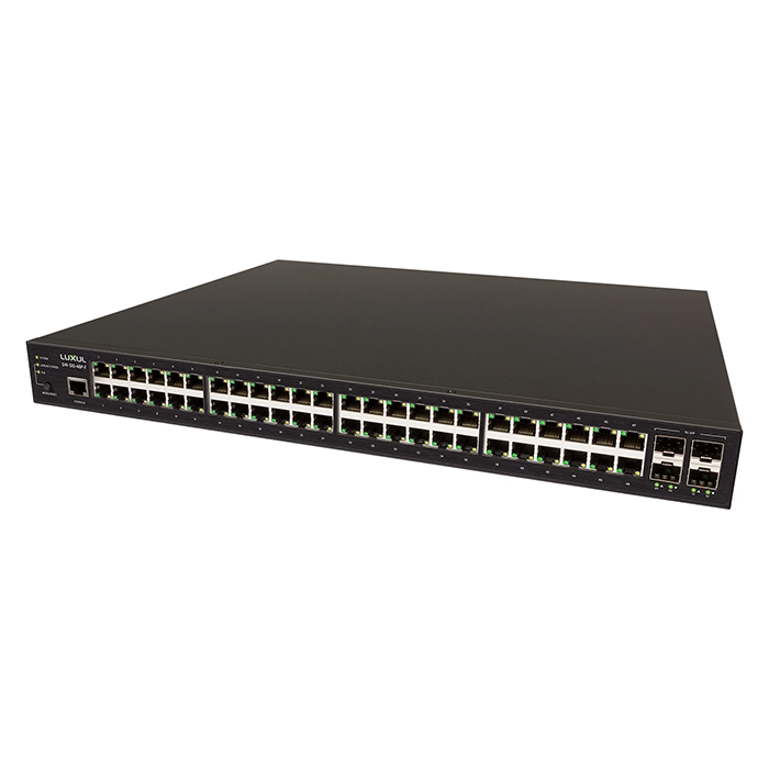Luxul SW-510-48P-F | 48-Ports Gigabit Ethernet PoE+ with 4x SFP Ports L2 L3 Supported Managed Switch Refurbished -  refurbished available on Gotodirect