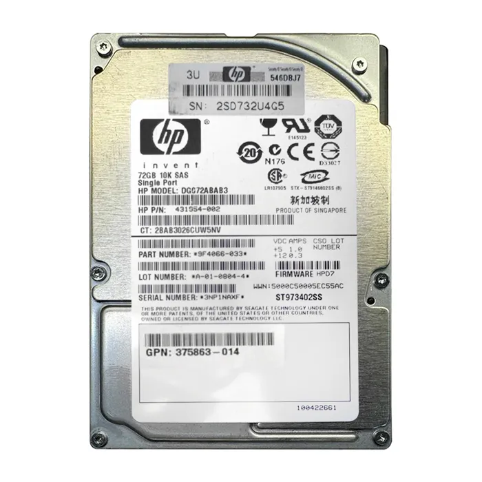 Seagate 9F4066-033 | Savvio 10K.2 Series 73GB 10000RPM SAS 3Gb/s 16MB Cache (CE) 2.5-Inch Hard Drive Refurbished - Seagate refurbished available on Gotodirect
