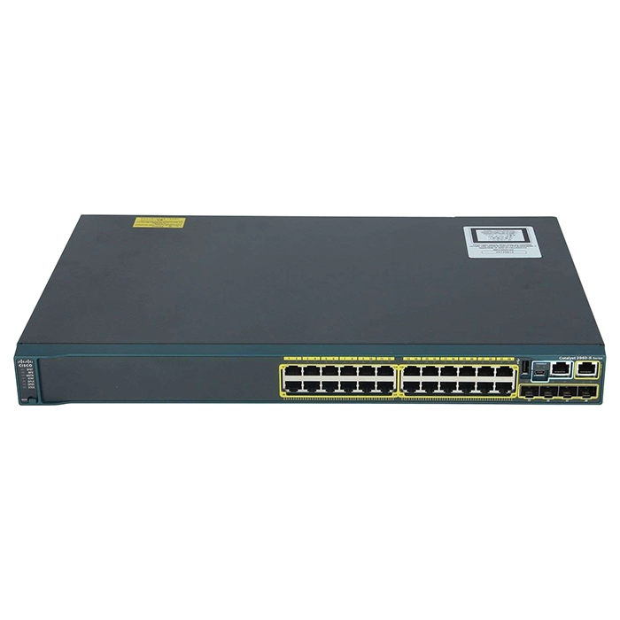 Cisco WS-C2960S-24TS-L | Catalyst 2960S Series 2960S-24TS 24 x Ports 10/100/1000Base-T + 2 x SFP Ports Layer 2 Managed 1U Rack-mountable Gigabit Ethernet Network Switch Refurbished - Cisco Systems Inc. refurbished available on Gotodirect