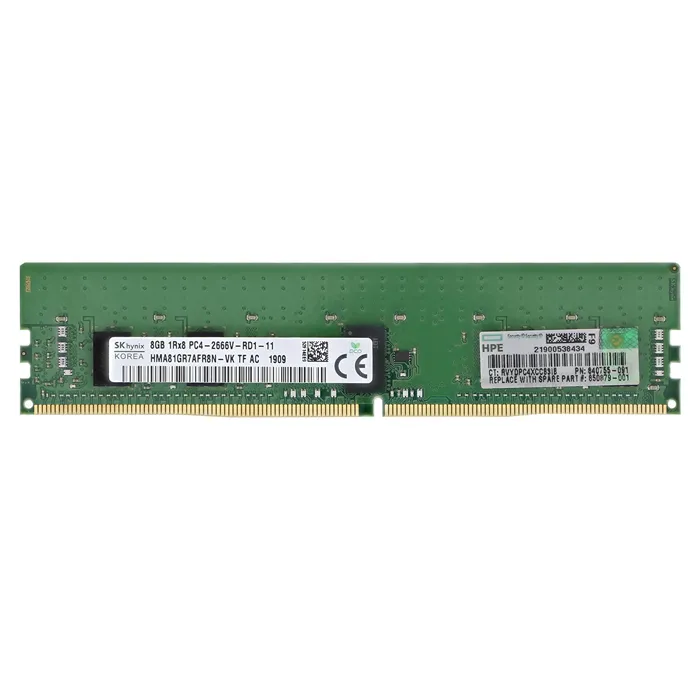 HP 840755-091 | 8GB DDR4-2666MHz PC4-21300 ECC Registered RDIMM CL19 1Rx8 1.2V 288-Pin Memory Module Refurbished - Hewlett-Packard (ou HP en abrégé) refurbished available on Gotodirect
