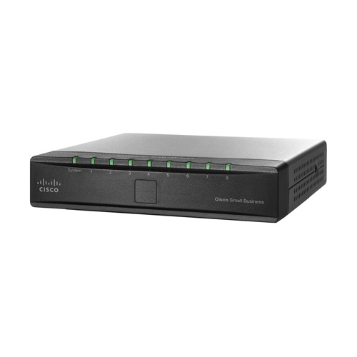 Cisco SD2008T-CA | Small Business SD2008 8 x Ports 10/100/1000Base-T Unmanaged Gigabit Ethernet Network Switch Refurbished - Cisco Systems Inc. refurbished available on Gotodirect
