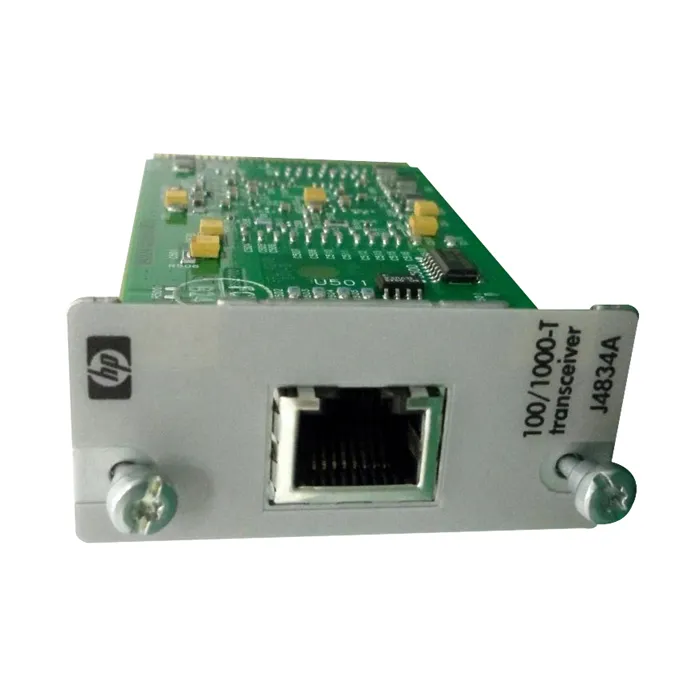 HP J4834-69301 | ProCurve 1Gb/s 1000Base-TX Copper Mode Twisted Pair 100m RJ-45 Connector GBIC Transceiver Module Refurbished - Hewlett-Packard (ou HP en abrégé) refurbished available on Gotodirect