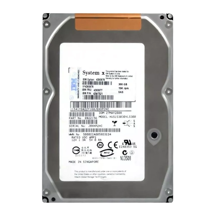 IBM 43X0876 | 300GB 15000RPM SAS 6Gb/s 3.5-Inch Hard Drive Refurbished -  refurbished available on Gotodirect