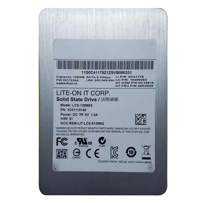 Lenovo 0C19816 | 128GB SATA 6Gb/s 2.5-Inch Solid State Drive Refurbished - Lenovo refurbished available on Gotodirect