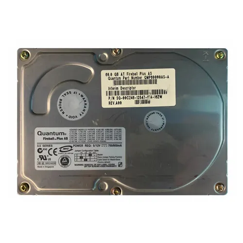 Dell 0C246 | Fireball Plus 60GB 7200RPM ATA/IDE 3.5-Inch Hard Drive Refurbished - Dell refurbished available on Gotodirect