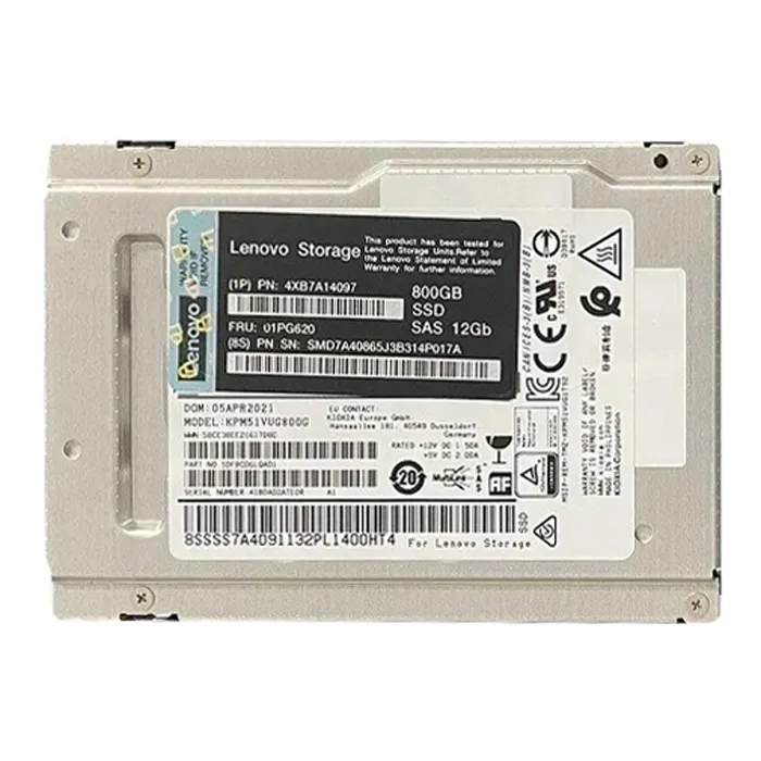 Lenovo 4XB7A14097 | 800GB SAS 12Gb/s Hot Swap 2.5-Inch Internal Solid State Drive Refurbished - Lenovo refurbished available on Gotodirect