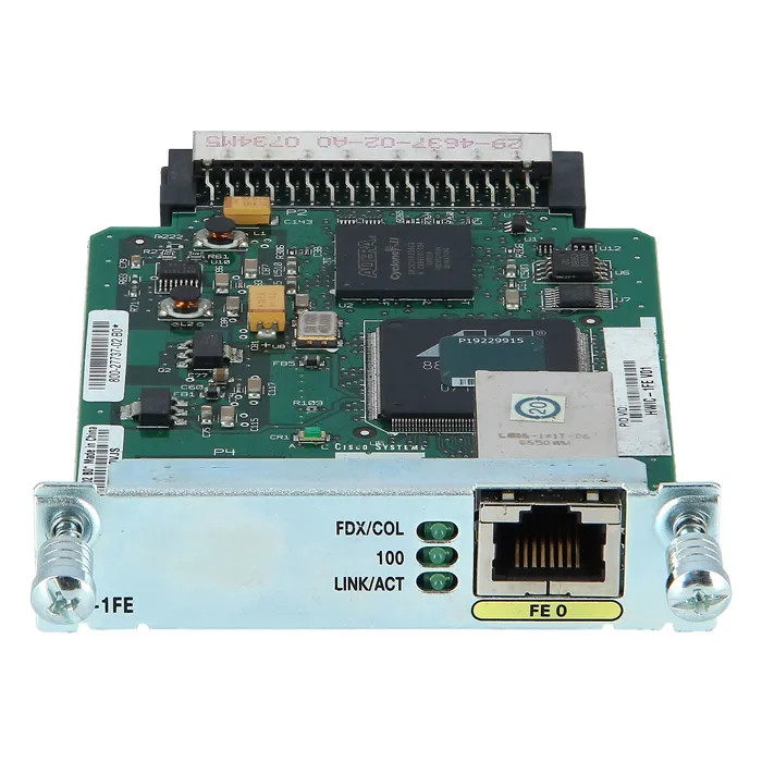 Cisco HWIC-1FE | 1-Port Fast Ethernet High-Speed WAN Interface Card 1 x 10/100Base-TX LAN HWIC Refurbished - Cisco Systems Inc. refurbished available on Gotodirect