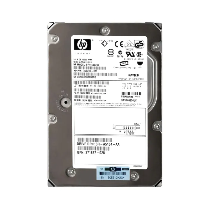 Buy HP BF14688286 | 146GB 15000RPM Ultra320 SCSI Hot-Pluggable LVD 80-Pin 3.5-inch Hard Drive for ProLiant Server Refurbished - $317.02 HP BF14688286 | 146GB 15000RPM Ultra320 SCSI Hot-Pluggable LVD 80-Pin 3.5-inch Hard Drive for ProLiant Server Refurbished - Hewlett-Packard (ou HP en abrégé) refurbished available on Gotodirect