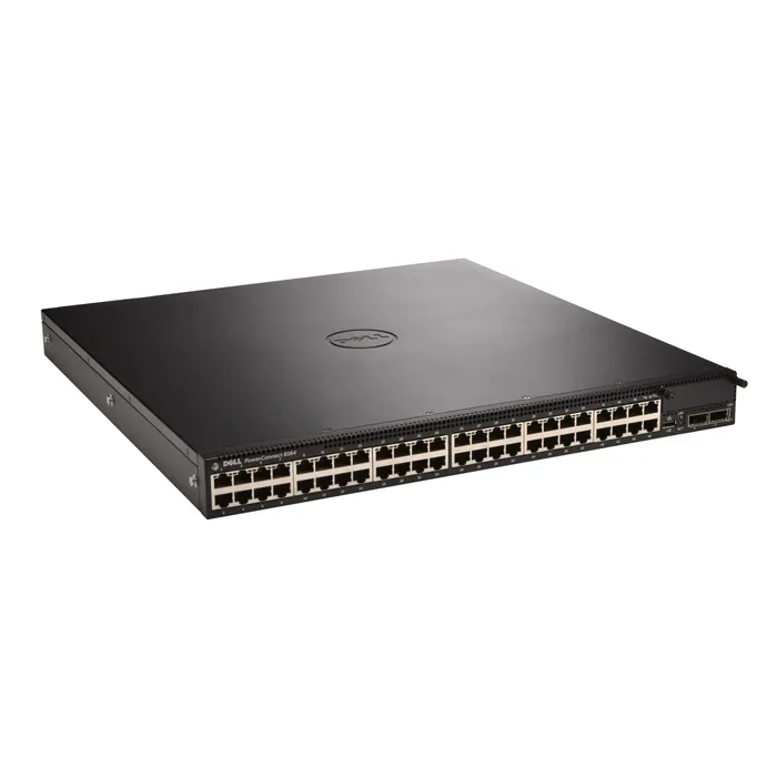 Dell PC8164 | PowerConnect 8100 Series 8164 48 x 10GBase-T RJ-45 and 2 x 40GbE QSFP+ Ports and 1 x 40GbE Expansion Module Slot Layer 3 Managed 10/40 Gigabit Ethernet Switch Refurbished - Dell refurbished available on Gotodirect