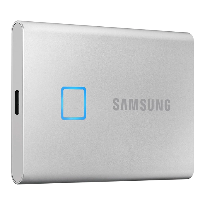 Samsung MU-PC500S/WW | T7 Touch Series 500GB 10Gbps USB 3.2 Gen 2 (Type C) Silver Portable Solid State Drive Refurbished - Samsung refurbished available on Gotodirect