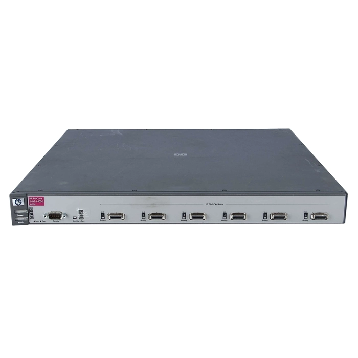 HP J8433-69001 | ProCurve 6400CL Series 6400CL-6XG 6 x CX4 Ports 10GBase-CX4 Layer 3 Managed Rack-mountable Stackable Gigabit Ethernet Network Switch Refurbished - Hewlett-Packard (ou HP en abrégé) refurbished available on Gotodirect