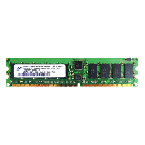 Micron MT18VDDF6472DY-335G2 | 512MB DDR-333MHz PC2700 ECC Registered RDIMM CL2.5 2Rx8 2.5V 184-Pin Memory Module Refurbished -  refurbished available on Gotodirect
