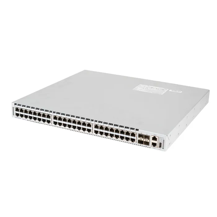 Arista DCS-7048T-A-R | 7048-A 48x (100/1000) RJ45 4x (1 or 10GbE) SFP+ ZTP Switch Rear-to-front Airflow 2x AC Power Supplies 2x C13-C14 Cords Refurbished - Arista Networks (as it's a well-known brand in the refurbished available on Gotodirect