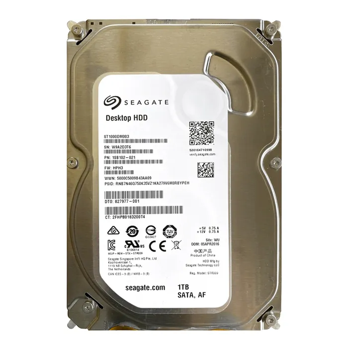 HP 827977-001 | 1TB 7200RPM SATA 6Gb/s 3.5-Inch Internal Hard Drive Refurbished - Hewlett-Packard (ou HP en abrégé) refurbished available on Gotodirect