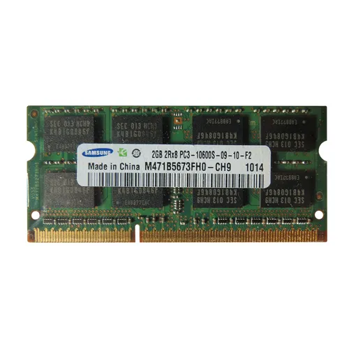 Samsung M471B5673FH0-CH9 | 2GB DDR3-1333MHz PC3-10600 Non-ECC Unbuffered SODIMM CL9 2Rx8 1.5V 204-Pin Memory Module Refurbished - Samsung refurbished available on Gotodirect