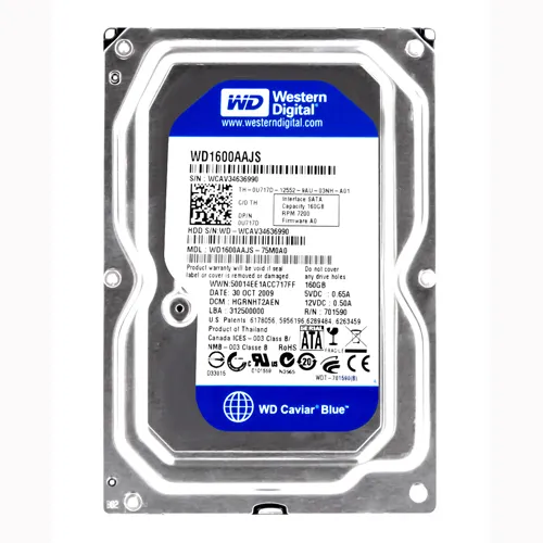 Dell U717D | 160GB 7200RPM SATA 3Gb/s 8MB Cache 3.5-Inch Hard Drive Refurbished - Dell refurbished available on Gotodirect