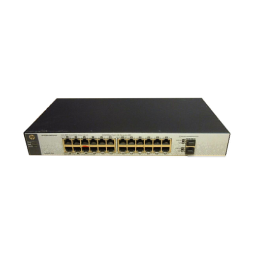 HP J9834-61001 | PS1810 Series PS1810-24G 24 x 10/100/1000Base-T RJ-45 and 2 x 1GbE SFP (mini-GBIC) Ports Layer 2 Managed Gigabit Ethernet Network Switch Refurbished - Hewlett-Packard (ou HP en abrégé) refurbished available on Gotodirect