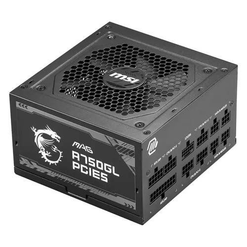 Buy MSI MAG-A750GL-PCIE5 | 750-Watts 80+ Gold Fully Modular ATX Power Supply Refurbished - $185.68 MSI MAG-A750GL-PCIE5 | 750-Watts 80+ Gold Fully Modular ATX Power Supply Refurbished - MSI (Micro-Star International) refurbished available on Gotodirect