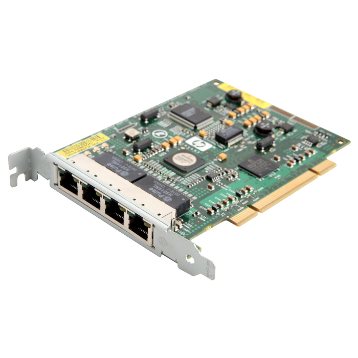 HP 395867-001 | NC150T 4 x Ports 10/100/1000Base-T PCI Gigabit Combo Network Interface Card for ProLiant DL Series / ML Series Refurbished - Hewlett-Packard (ou HP en abrégé) refurbished available on Gotodirect