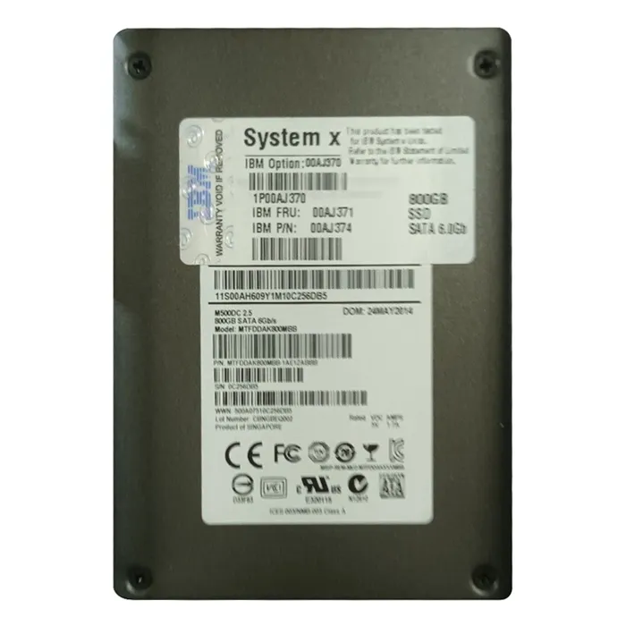 IBM 00AJ374 | 800GB Multi-Level Cell SATA 6Gb/s 2.5-Inch Solid State Drive Refurbished -  refurbished available on Gotodirect