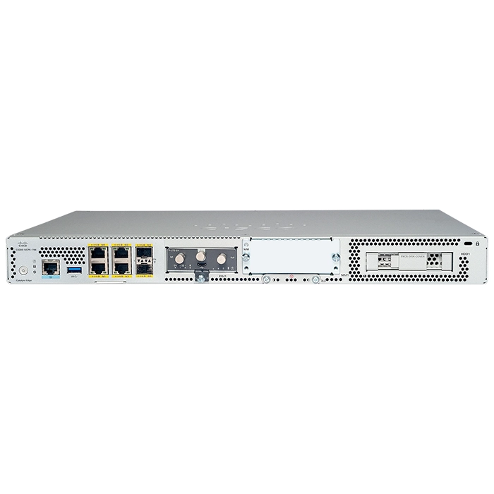Cisco C8200-UCPE-1N8-RF | Catalyst 8200-UCPE-1N8 4 x Ports RJ-45 WAN + 2 x Ports Combo SFP WAN/LAN + 1 x NIM Slot 1U Rack-mountable Router Refurbished - Cisco Systems Inc. refurbished available on Gotodirect