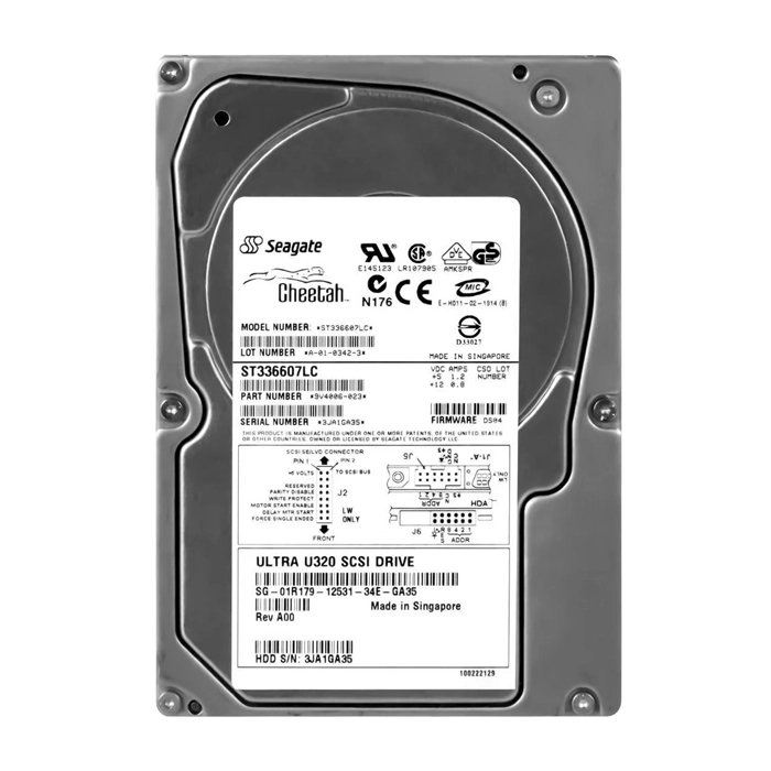 Dell 1R179 | 36GB 10000RPM Ultra320 SCSI Hot-Pluggable 3.5-Inch Hard Drive for PowerEdge Server & PowerVault Storage Array Refurbished - Dell refurbished available on Gotodirect