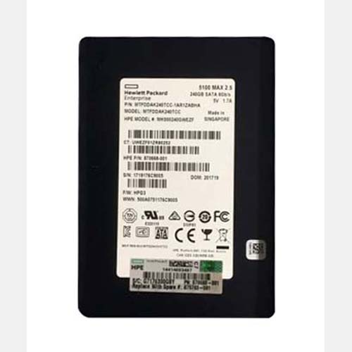 HP 875703-001 | 240GB SATA 6Gb/s Hot Swappable Mixed Use SFF 2.5-Inch Solid State Drive for ProLiant BL460c Gen10 Refurbished - Hewlett-Packard (ou HP en abrégé) refurbished available on Gotodirect